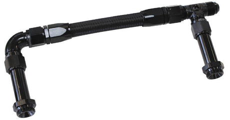 Aeroflow Carburettor Inlet Rail Kit -8AN (241mm) 4150 (AF160-08BLK) AF160-08BLK