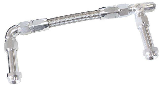 Aeroflow Carburettor Inlet Rail Kit -8AN (241mm) 4150 (AF160-08S) AF160-08S