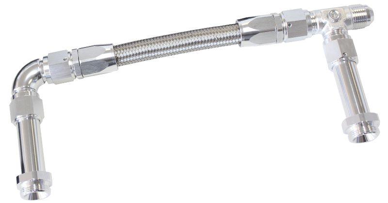 Aeroflow Carburettor Inlet Rail Kit -8AN (241mm) 4150 (AF160-08S) AF160-08S