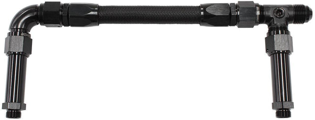 Aeroflow Carburettor Inlet Rail Kit -8AN (AF161-08BLK) AF161-08BLK