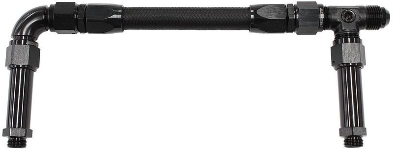 Aeroflow Carburettor Inlet Rail Kit -8AN (AF161-08BLK) AF161-08BLK