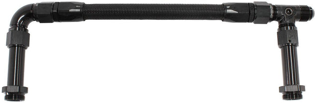 Aeroflow Carburettor Inlet Rail Kit -8AN Dominator (AF162-08BLK) AF162-08BLK