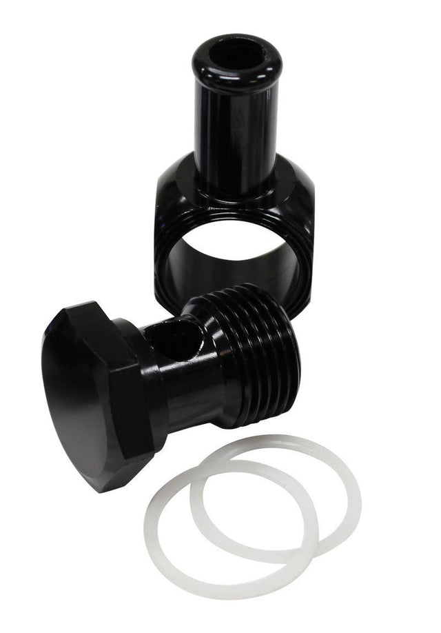 Aeroflow Alloy AN Banjo with Bolt 5/8" to 3/8 Barb (AF164-06BLK) AF164-06BLK