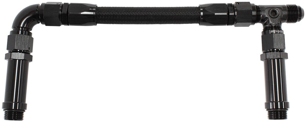 Aeroflow Carburettor Inlet Rail Kit -8AN Ultra HP (AF165-08BLK) AF165-08BLK