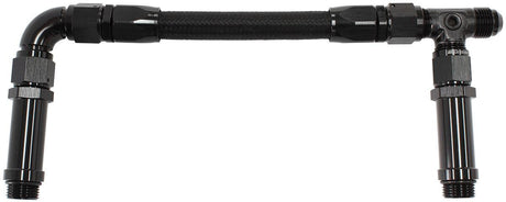 Aeroflow Carburettor Inlet Rail Kit -8AN Ultra HP (AF165-08BLK) AF165-08BLK