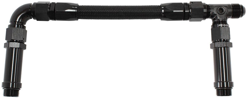 Aeroflow Carburettor Inlet Rail Kit -8AN Ultra HP (AF165-08BLK) AF165-08BLK