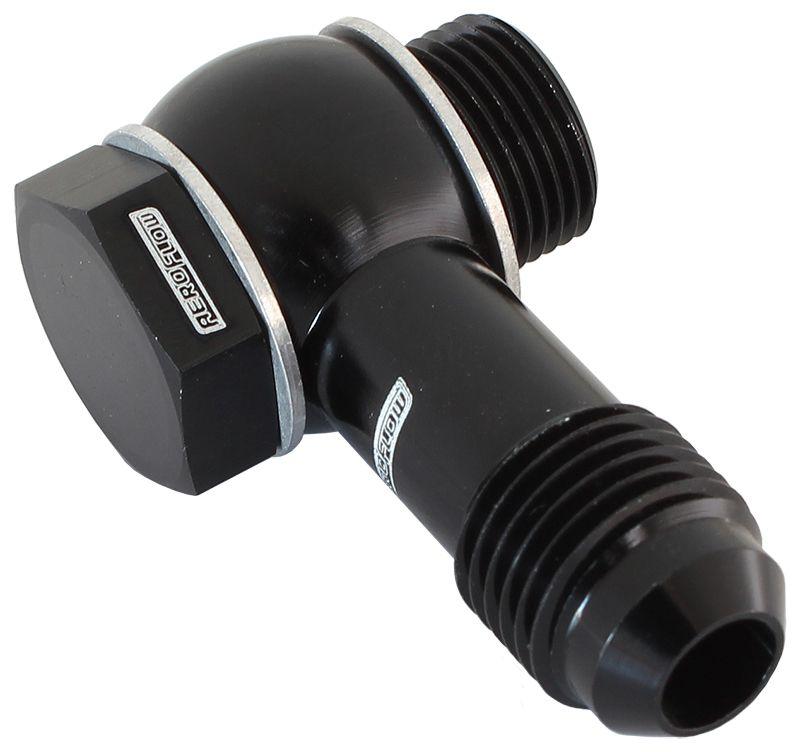 Aeroflow FiTech EFI Fuel Inlet Banjo -6AN (AF167-06BLK) AF167-06BLK