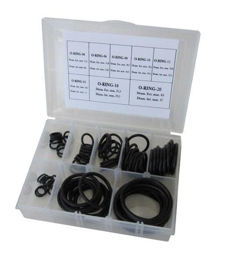 Aeroflow Buna N Rubber O-Ring Kit suit -3AN to -20AN (AF174-KIT) AF174-KIT