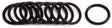 Aeroflow EPR Rubber O-Rings suit -4AN, 9mm (23/64") I.D, 13mm (1/2") O.D (AF175-04)