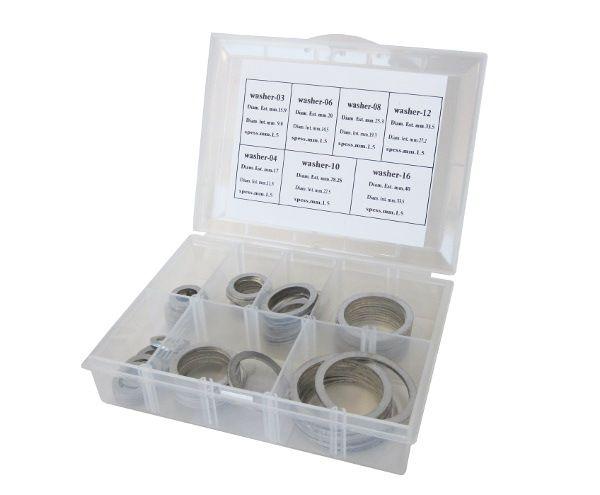 Aeroflow Aluminium Washer Kit suit -3AN to -20AN (AF177-KIT) AF177-KIT