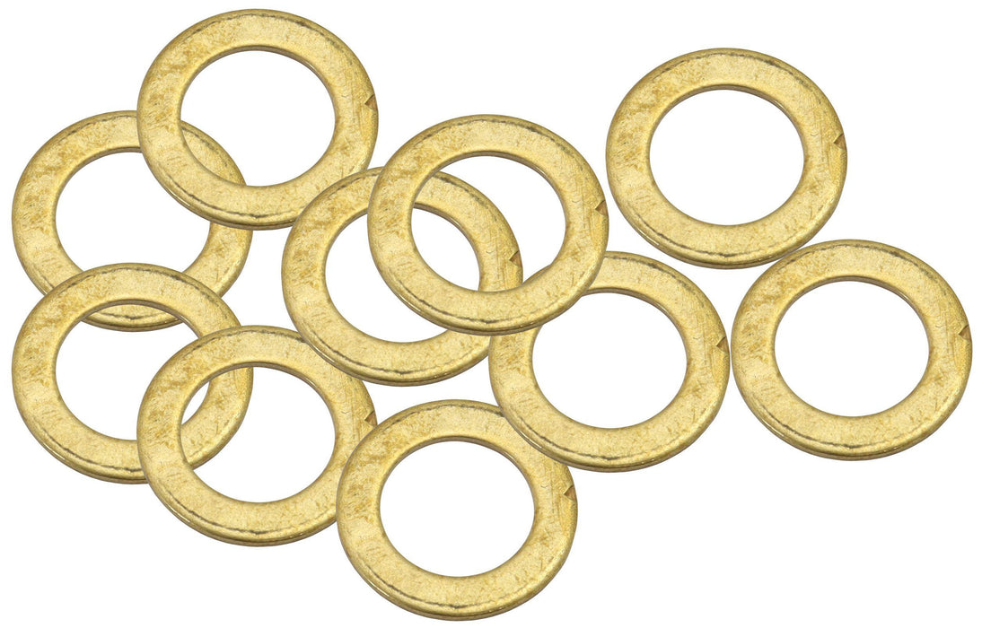 Aeroflow Metric Brass Washers 10mm I.D, 16mm O.D (AF181-10)