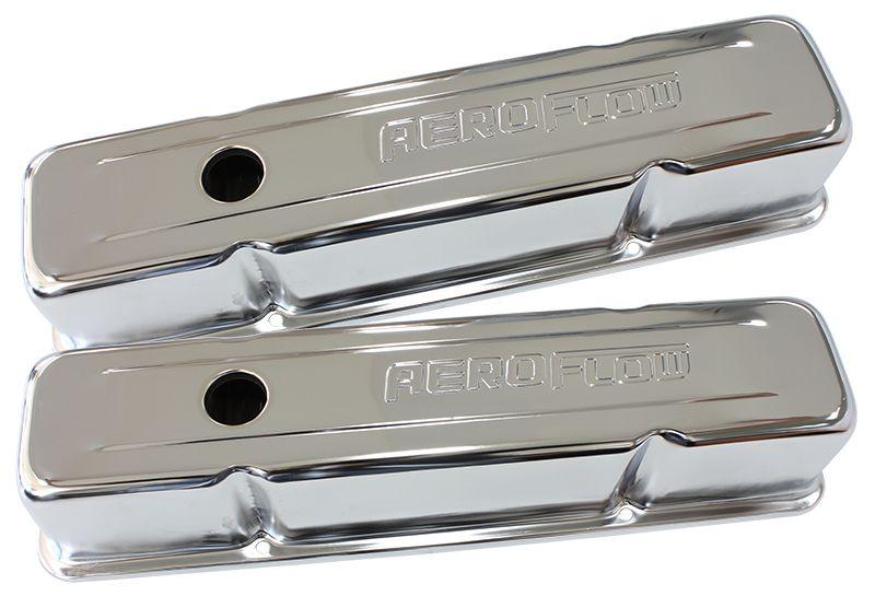 Aeroflow Chrome Steel Valve Covers (AF1821-5000) AF1821-5000