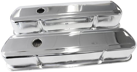 Aeroflow Chrome Steel Valve Covers (AF1821-5054) AF1821-5054
