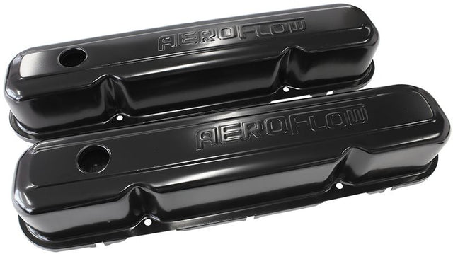 Aeroflow Black Steel Valve Covers (AF1822-5006)