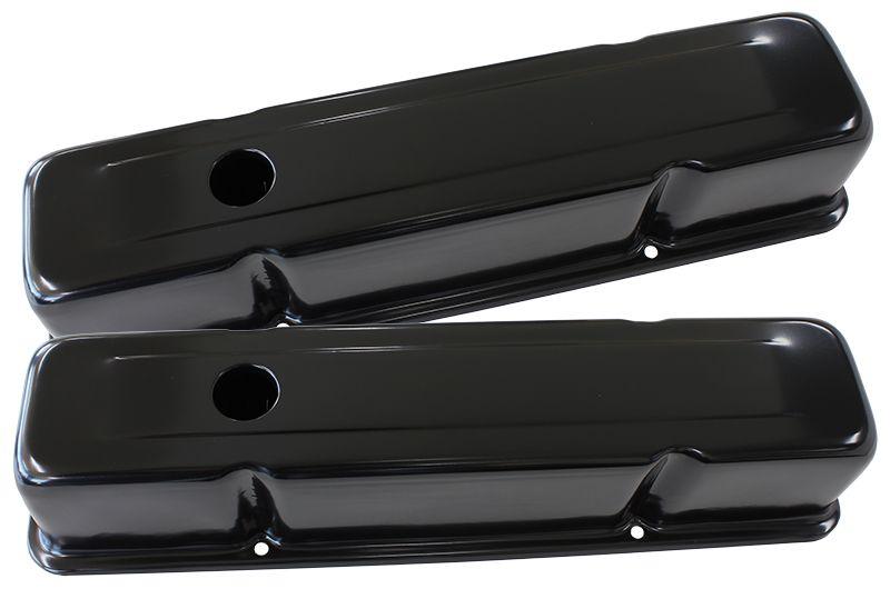 Aeroflow Black Steel Valve Covers (AF1822-5050) AF1822-5050