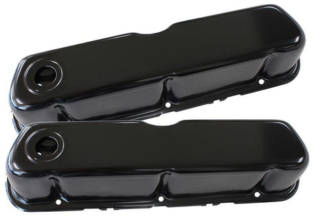 Aeroflow Black Steel Valve Covers (AF1822-5052) AF1822-5052