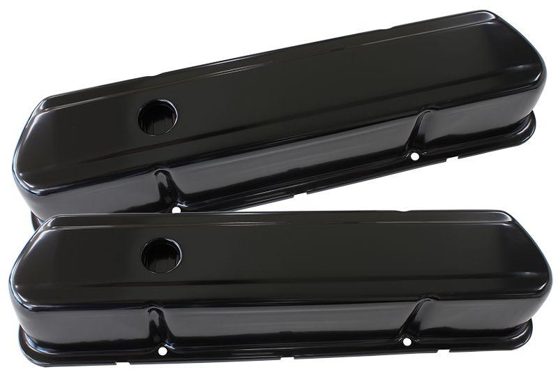 Aeroflow Black Steel Valve Covers (AF1822-5054) AF1822-5054