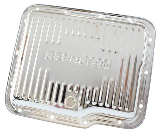 Aeroflow Chrome Transmission Pan (AF1825-3002) AF1825-3002
