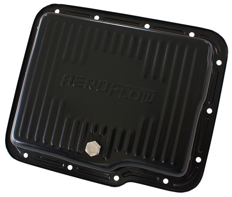 Aeroflow Black Transmission Pan (AF1826-3002)