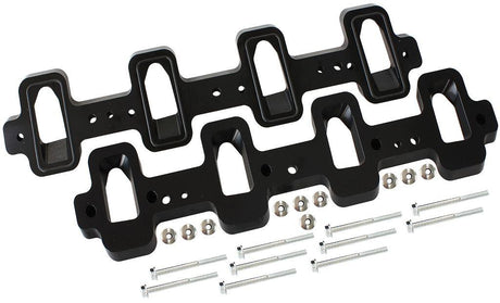 Aeroflow GM LS Rectangle Port to Cathedral Port Aluminium Intake Adapters (AF1850-1007) AF1850-1007