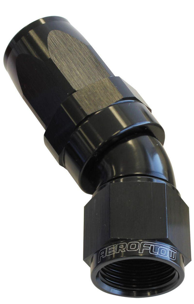 Aeroflow 150 Series Taper One-Piece Full Flow Swivel 30° Hose End -4AN (AF197-04BLK) AF197-04BLK