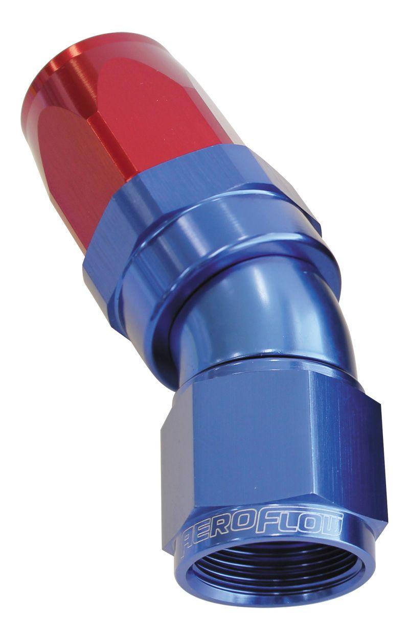 Aeroflow 150 Series Taper One-Piece Full Flow Swivel 30° Hose End -16AN (AF197-16) AF197-16