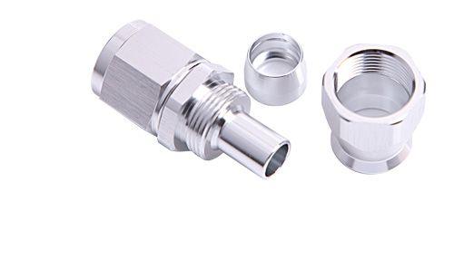 Aeroflow Straight Stainless Steel Hose Ends -4AN (AF201-04-03)