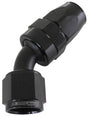 Aeroflow 200 Series PTFE 45° Hose End -16AN (AF202-16DBLK) AF202-16DBLK
