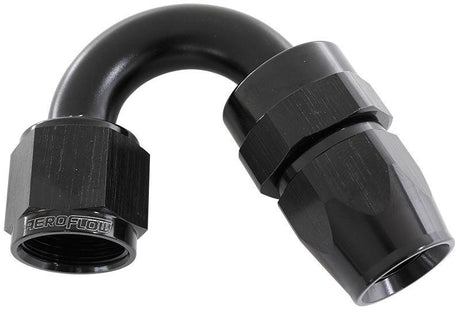 Aeroflow 200 Series PTFE 150° Hose End -8AN (AF205-08DBLK) AF205-08DBLK