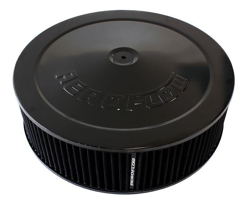 Aeroflow Black Air Filter Assembly with 1-1/8" Drop base (AF2251-1290) AF2251-1290