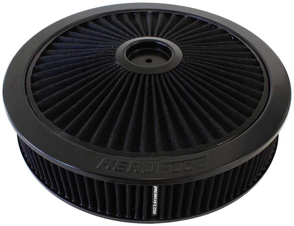 Aeroflow Black Full Flow Air Filter Assembly (AF2251-3079) AF2251-3079