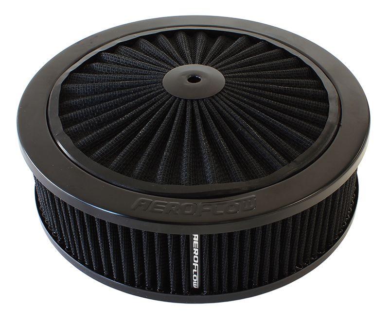 Aeroflow 9" x 2-3/4" Air Filter Assembly, Black (AF2251-3150) AF2251-3150