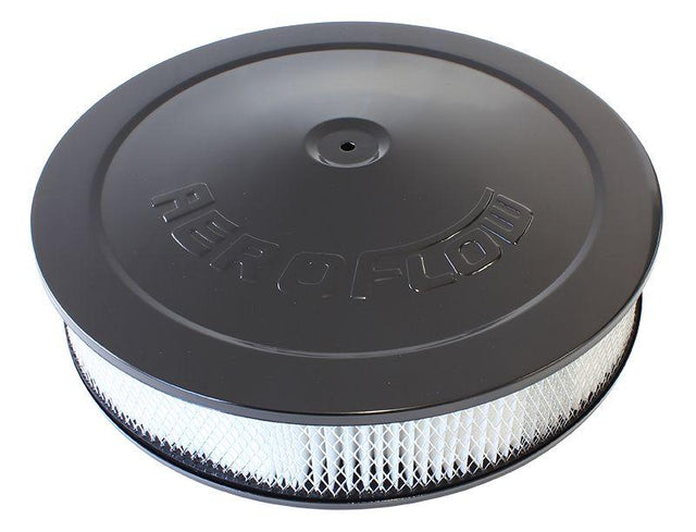 Aeroflow Black Air Filter Assembly with 1-1/8" Drop base (AF2256-1280) AF2256-1280