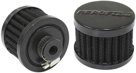 Aeroflow 3/8" UNIV CLAMP ON FILTER 2" O.D,1-1/2" H, BLACK TOP Aeroflow - AF 2271-1320 (AF2271-1320) AF2271-1320
