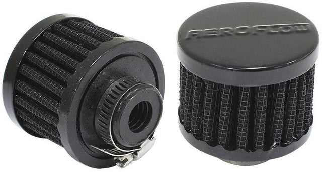 Aeroflow Black Clamp On Breather (AF2271-1330) AF2271-1330