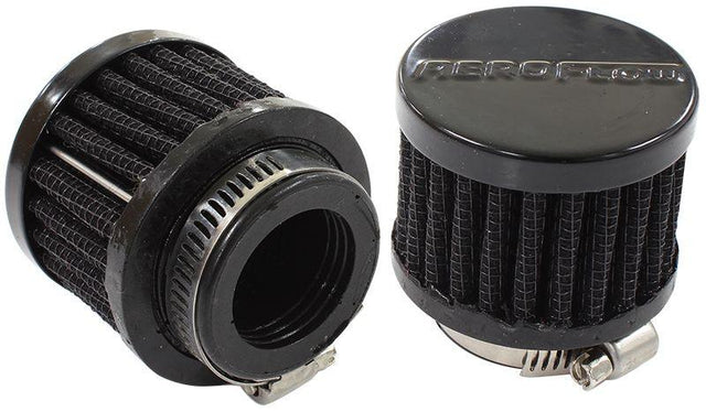 Aeroflow Black Clamp On Breather (AF2271-1370) AF2271-1370