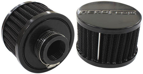 Aeroflow Black Clamp On Breather (AF2271-1420) AF2271-1420