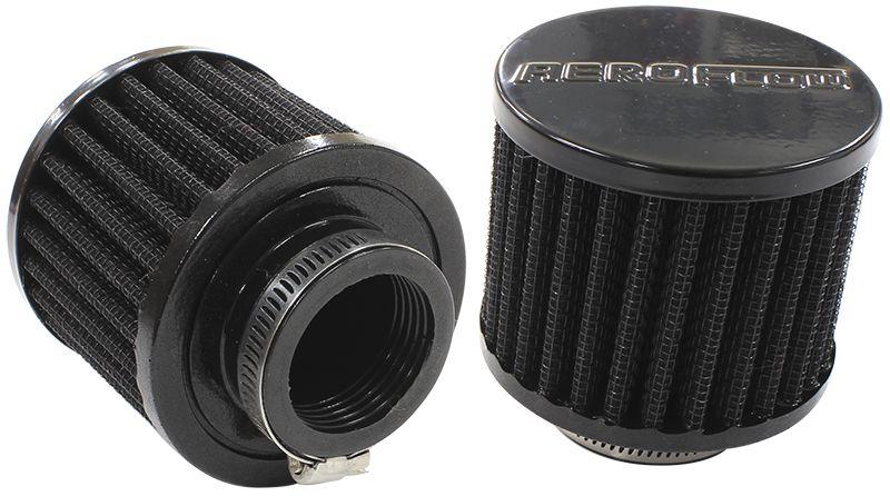 Aeroflow Black Clamp On Breather (AF2271-1440) AF2271-1440