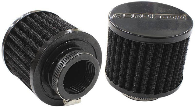Aeroflow Black Clamp On Breather (AF2271-1440) AF2271-1440