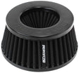 Aeroflow Universal 4" (102mm) Clamp-On Steel Top Inverted Tapered Pod Filter with Black End (AF2711-9500) AF2711-9500