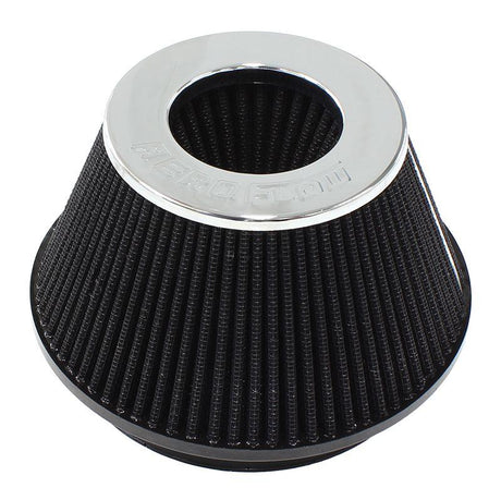 Aeroflow Universal 6" (153mm) Clamp-On Steel Top Inverted Tapered Pod Filter with Chrome End (AF2811-1009) AF2811-1009