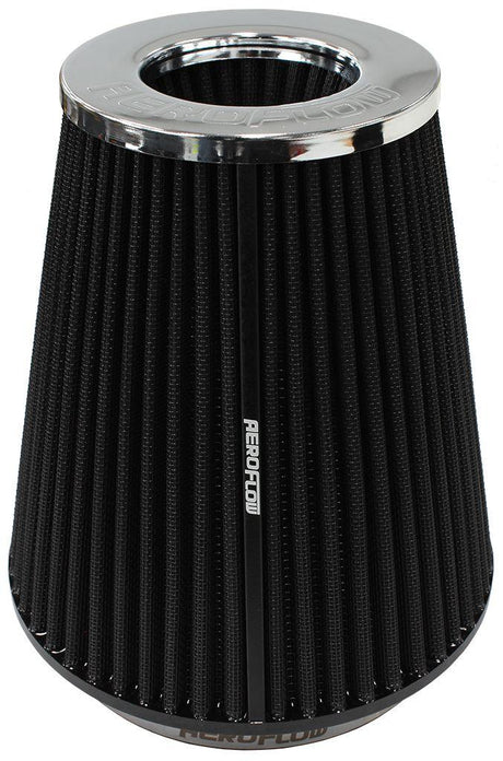 Aeroflow Universal 6" (153mm) Clamp-On Steel Top Inverted Tapered Pod Filter with Chrome End (AF2811-1044) AF2811-1044