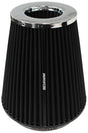 Aeroflow Universal 6" (153mm) Clamp-On Steel Top Inverted Tapered Pod Filter with Chrome End (AF2811-1044) AF2811-1044