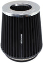 Aeroflow Universal 5" (127mm) Clamp-On Steel Top Inverted Tapered Pod Filter with Chrome End (AF2811-2800) AF2811-2800