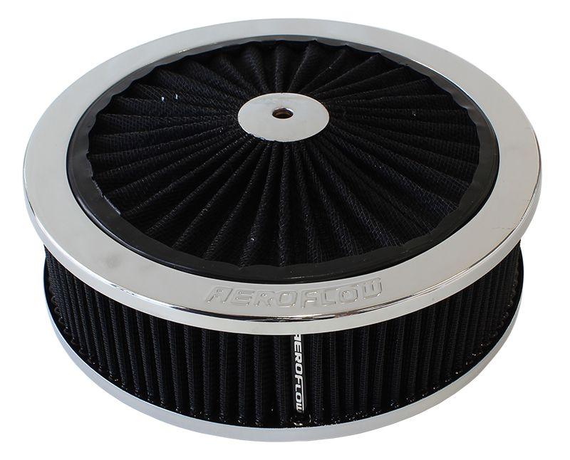 Aeroflow Chrome Full Flow Air Filter Assembly with (AF2851-3150) AF2851-3150