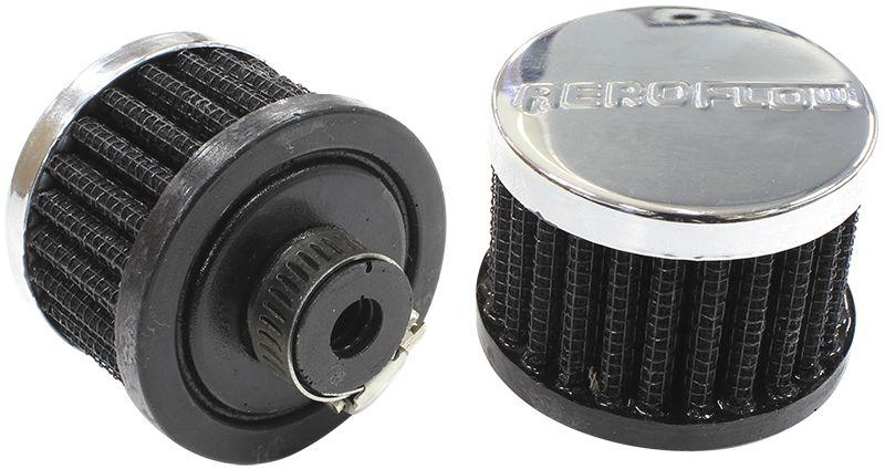 Aeroflow Chrome Clamp On Breather (AF2871-1320) AF2871-1320