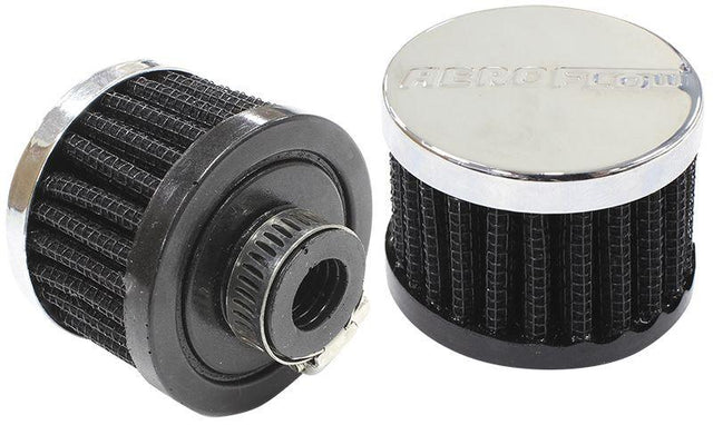 Aeroflow Chrome Clamp On Breather (AF2871-1330) AF2871-1330
