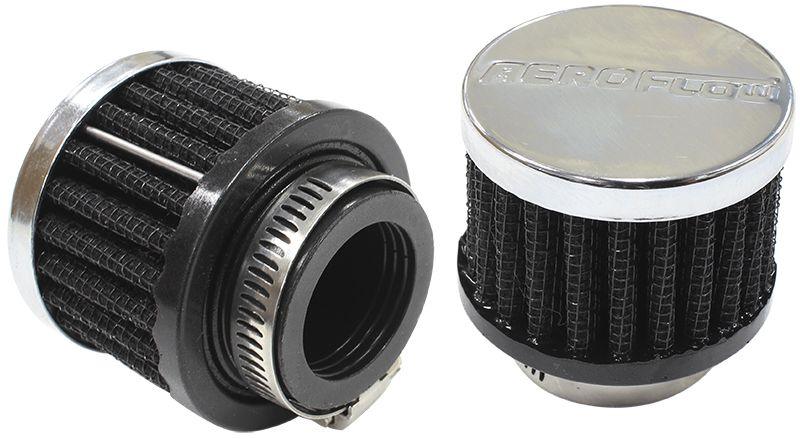 Aeroflow Chrome Clamp On Breather (AF2871-1370) AF2871-1370