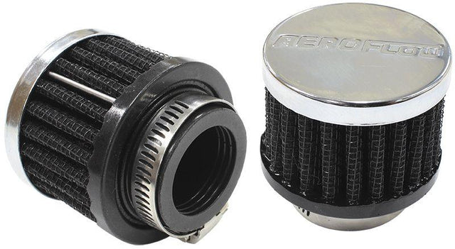 Aeroflow Chrome Clamp On Breather (AF2871-1370) AF2871-1370