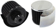 Aeroflow Chrome Push In Breather With Chrome Shield (AF2871-1516) AF2871-1516